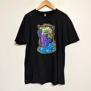 Batch Signature Extracts Goodness Grapecious Graphic Black T-Shirt Size X-Large